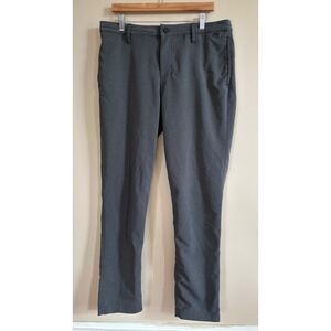 Zella Mens Slim Fit Pocket Tech Golf Pants Charcoal Gray Heather Size 36X30